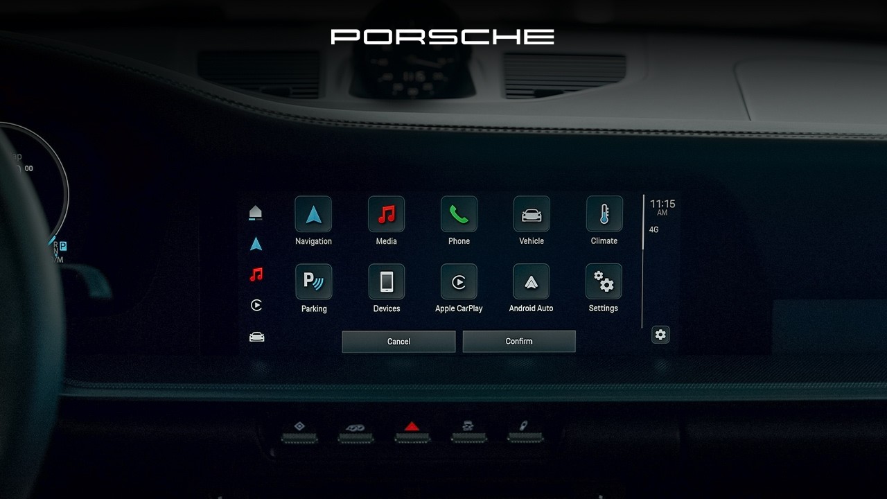 Узнайте больше о своем Porsche | Настройка главных экранов PCM в Porsche 911 2025 года | Руководс...