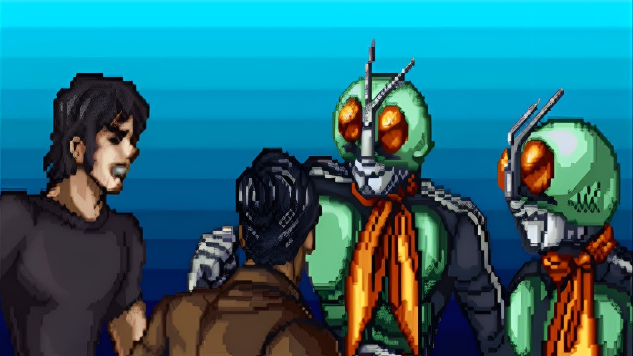 Kamen Rider: Все боссы (без получения урона, с концовкой) SNES