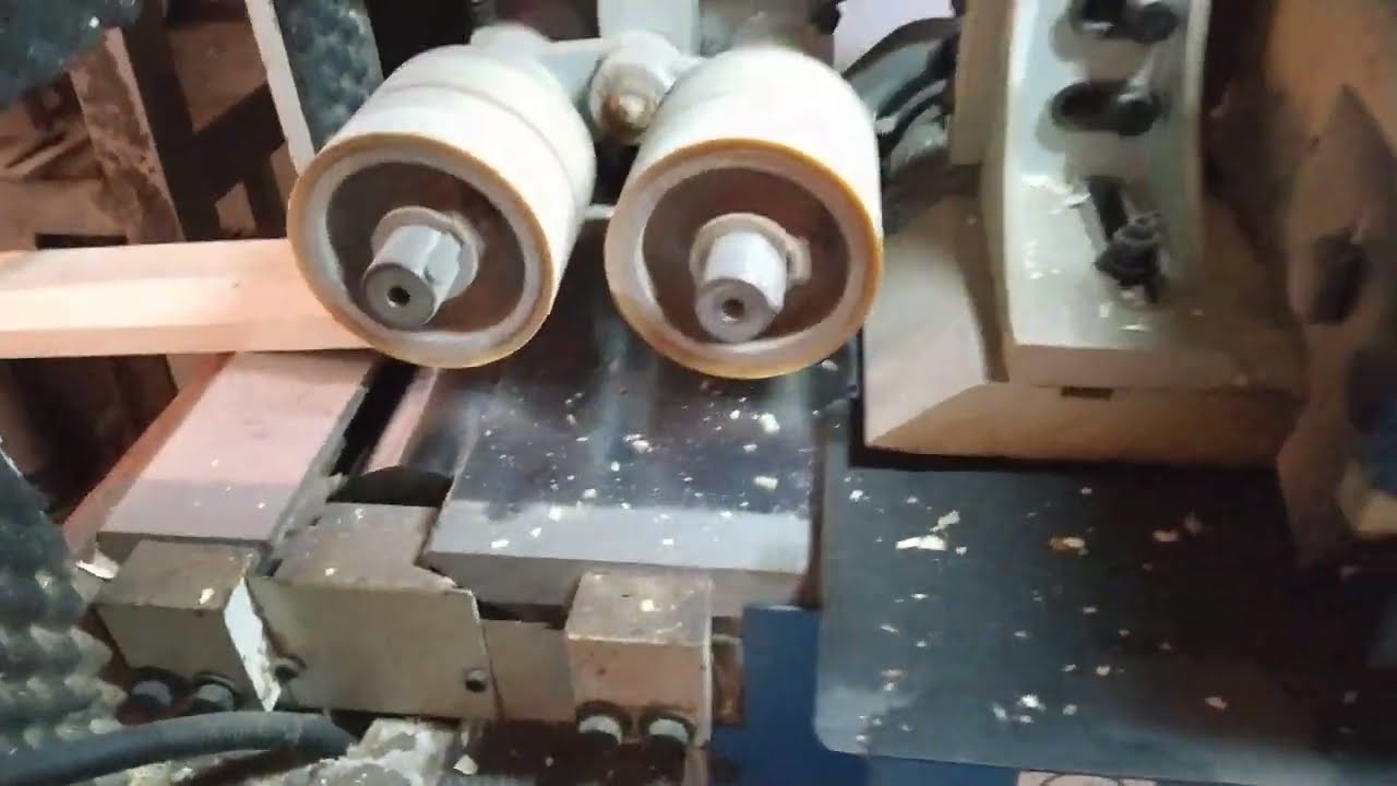 Dört 4 taraflı ahşap profil silme Rabıta makinası ( Çiftciler Kereste - Niksar )