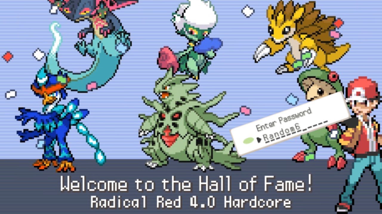[Pokemon Radical Red v4.0 (Hardcore Mode)] - Random Pokemon vs Pokemon League