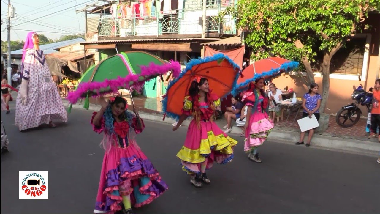 Desfile del Correo, fiestas Co-Patronales de Jayaque 2024. La Libertad, El Salvador.