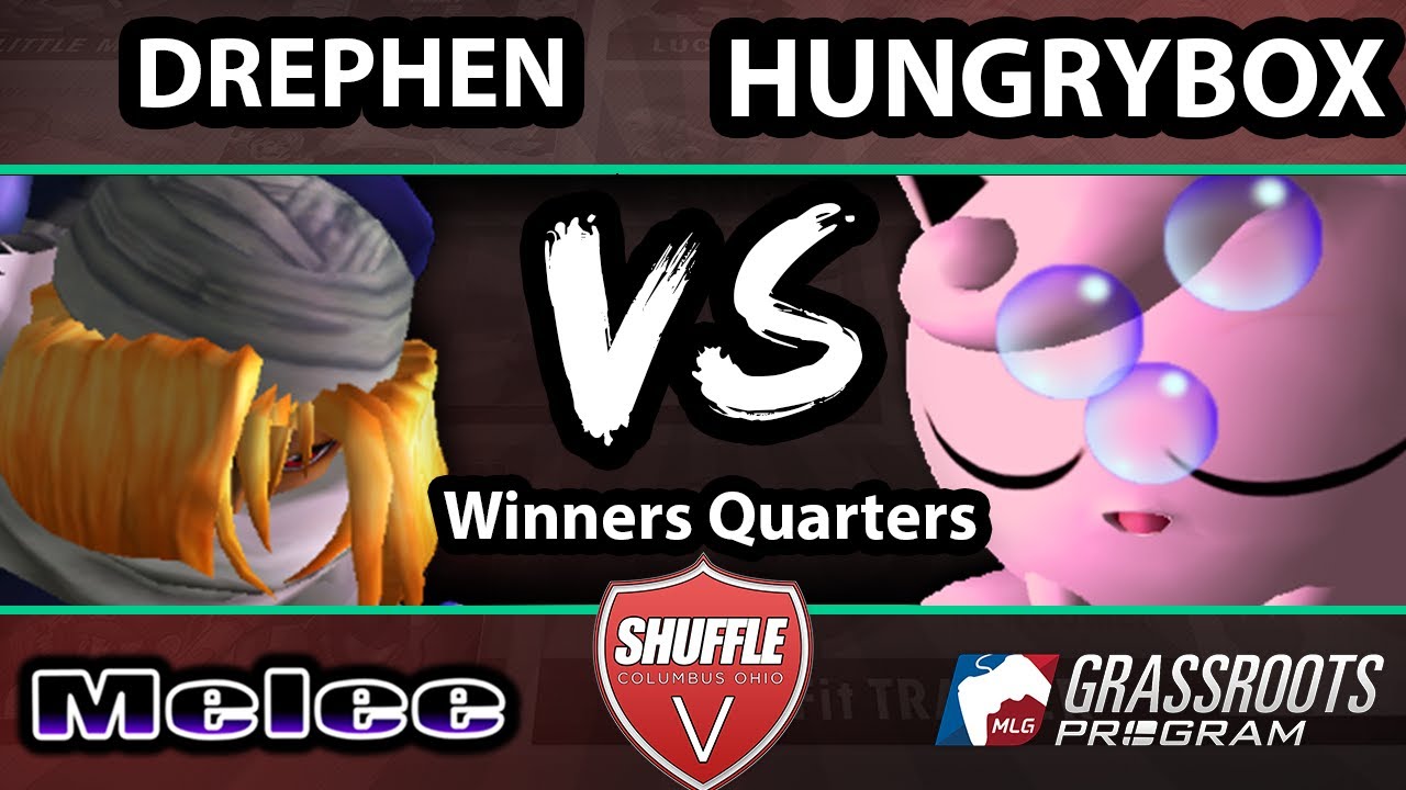 Shuffle V - Drephen (Sheik) Vs. Hungrybox (Jigglypuff) - Winners Quarters