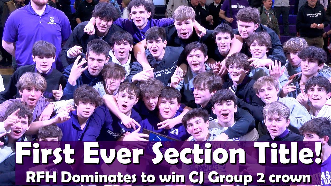 Rumson-Fair Haven 66 Point Pleasant Boro 13 | CJ Group 2 Final | RFH 1st Section Wrestling Title!