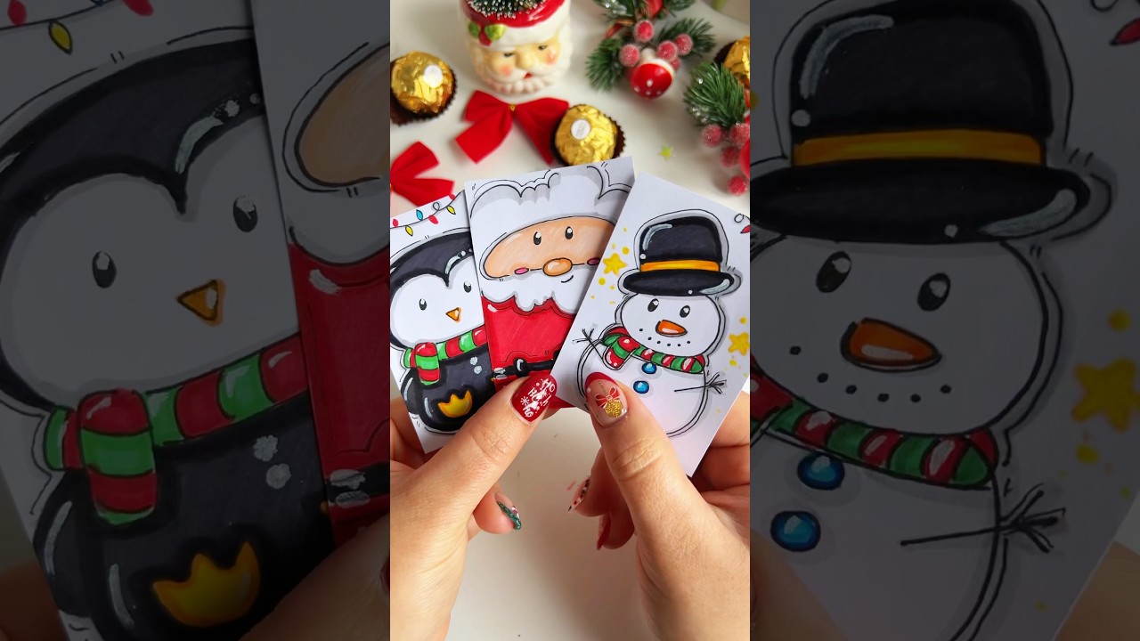Tarjetas navide&ntilde;as f&aacute;ciles de hacer #navidad #regalos #regalosnavide&ntilde;os #lettering #manualidades
