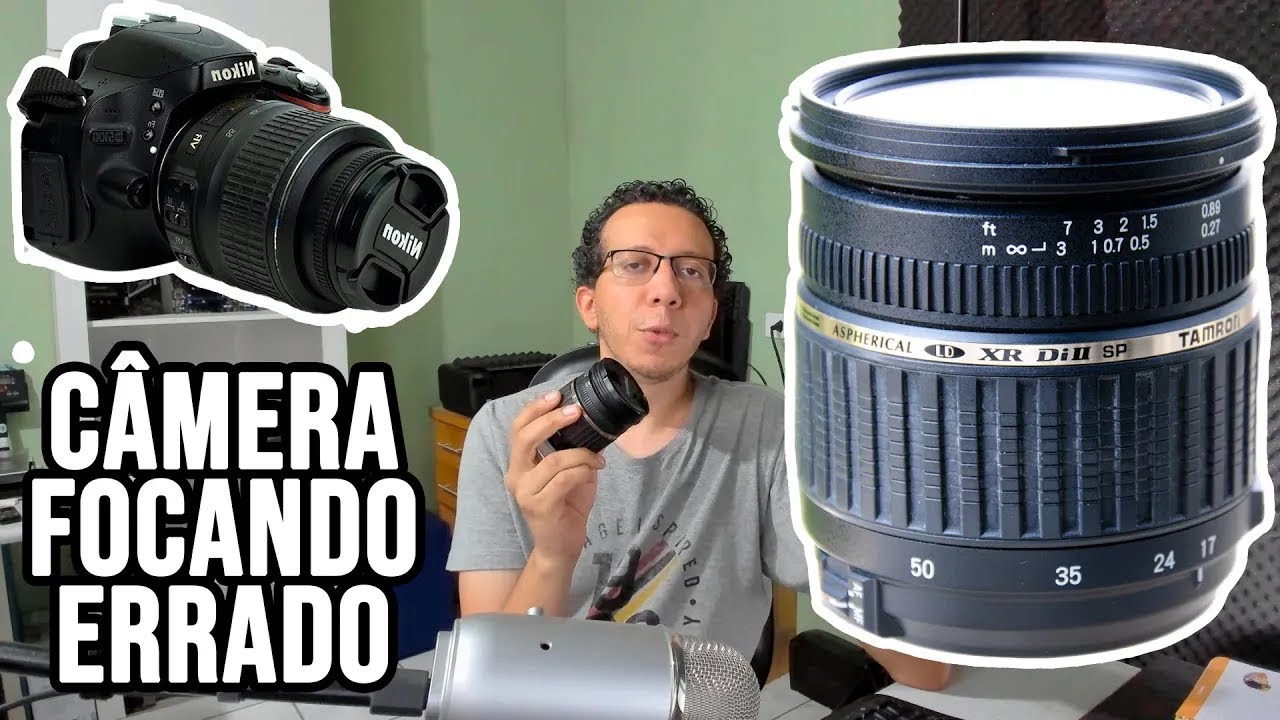 Problemas com foco em câmera DSLR - Focando atrás (back focus) ou focando à frente do objetivo