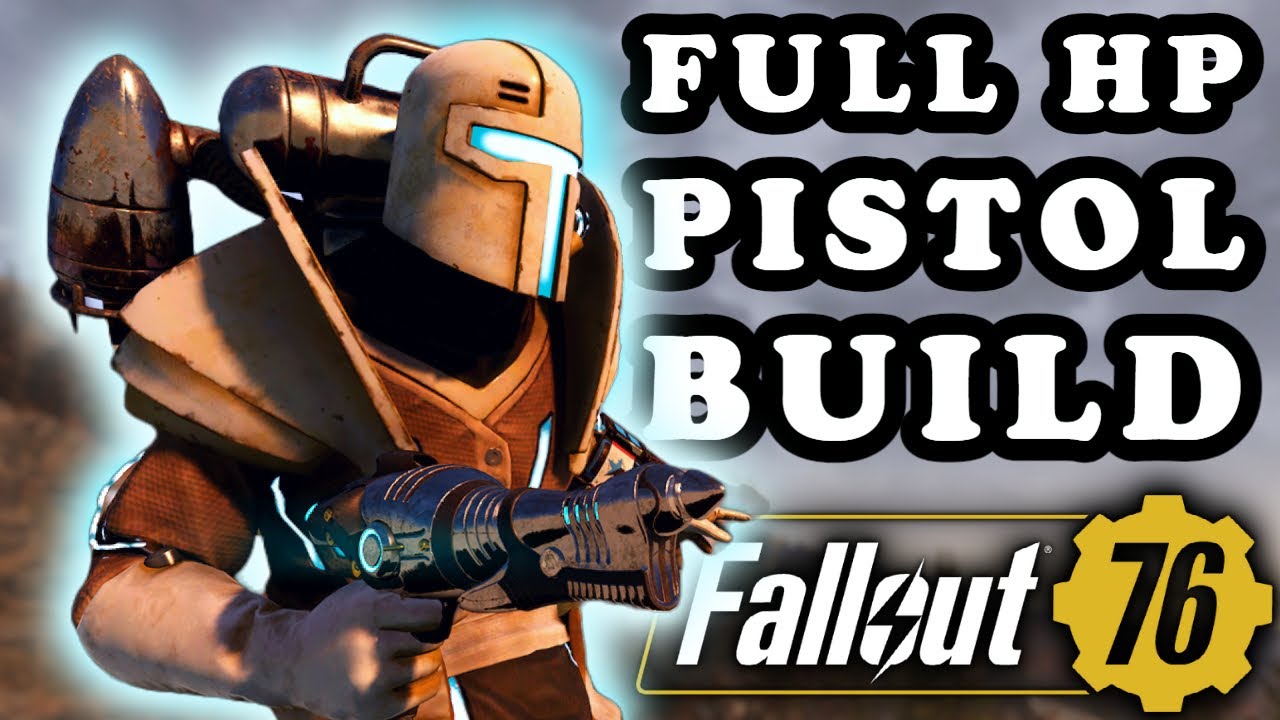 Amazing Full HP Gunslinger - Pistol Build with Alien Blaster - Fallout 76