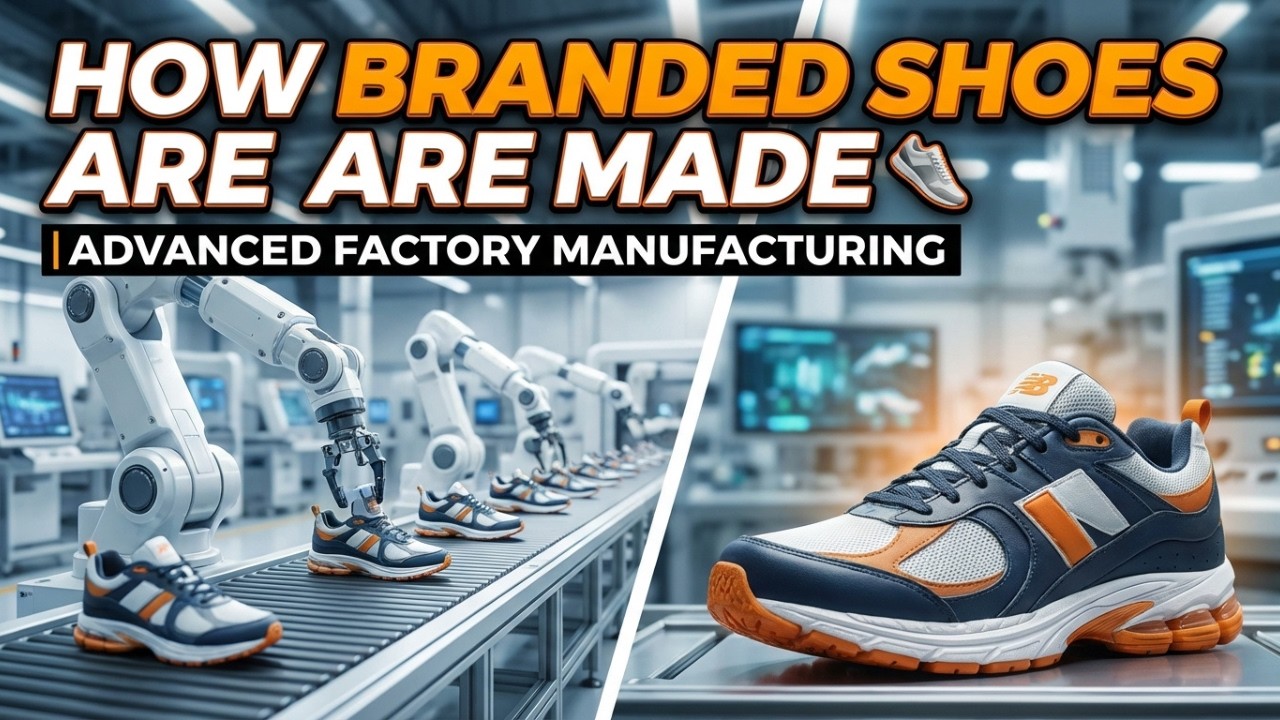 How Shoes Are Made | Inside a Modern Factory 🏭⚙️