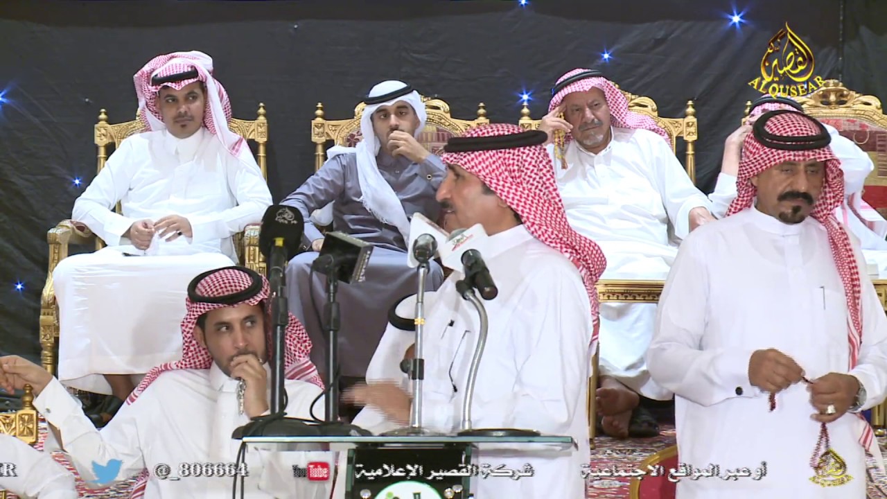 محاورة بين الشاعرين عبدالخالق الوبيري وحبيب العازمي ١٤٤٠/١١/١٥