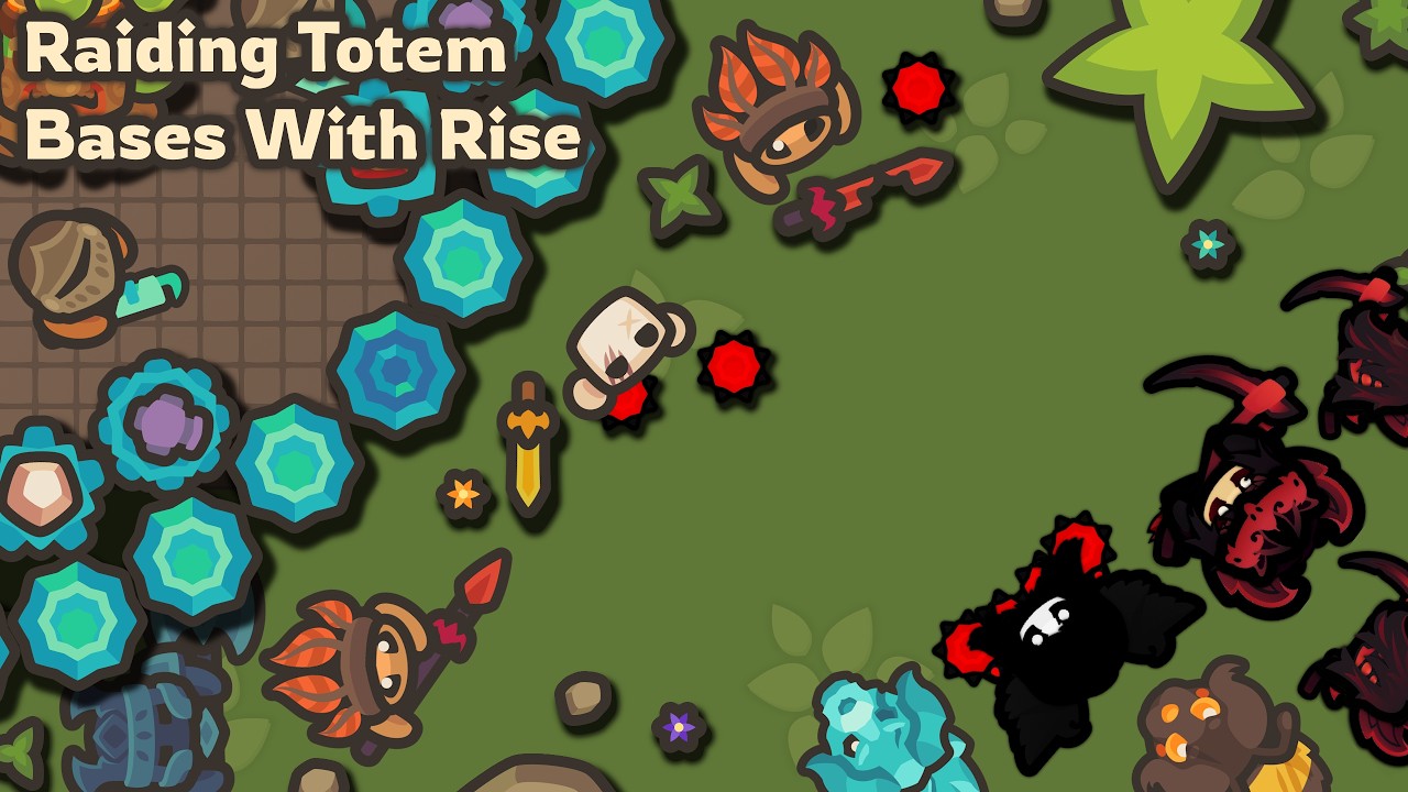 [ Taming.io ] Raiding Totem Bases With Rise