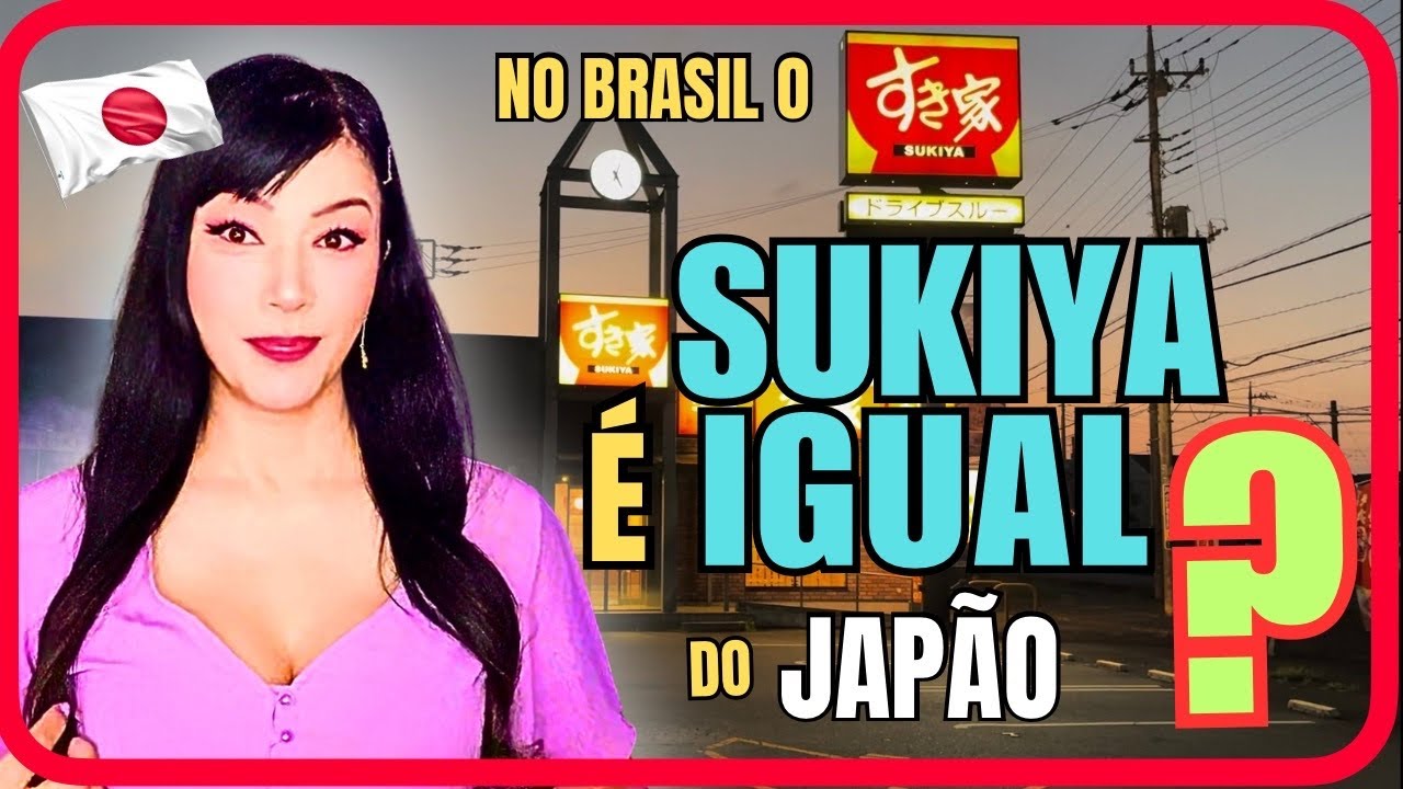 🥘 SUKIYA do JAPÃO é IGUAL do BRASIL?