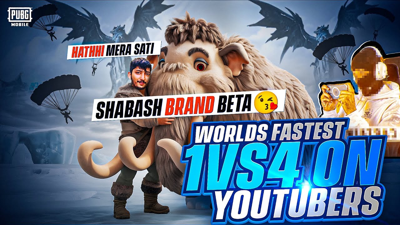 World's Fastest 1vs4 On Youtubers | Conqueror Bot Lobby Update 3.5 | Pubg Mobile | How Brand
