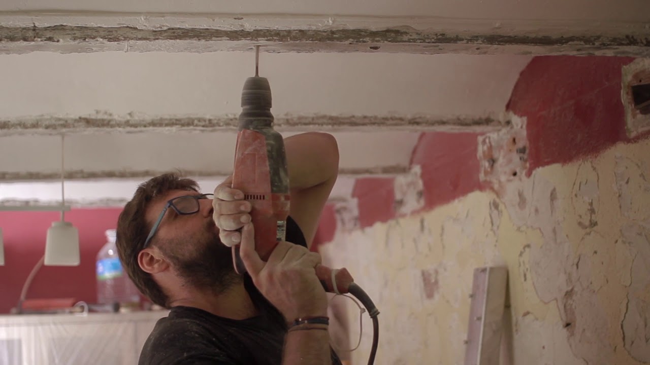 Montaje Sistema HERMS CR para reparación de viguetas de hormigón