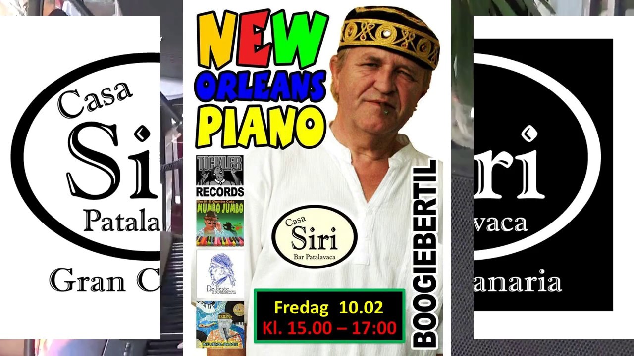 Casa Siri, Bar Patalavaca, Boogie-Bertil 10.02,2017