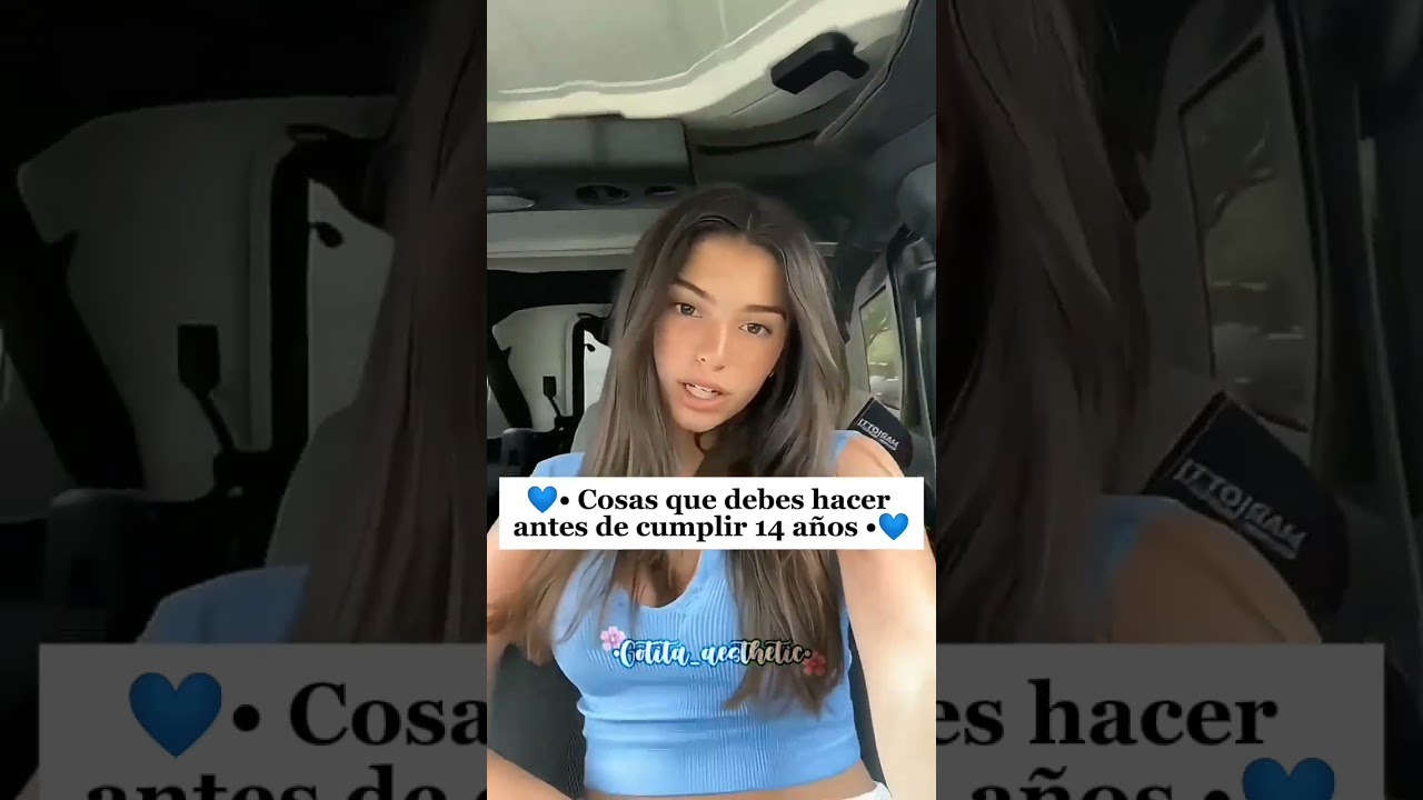 💙 Cosas que debes hacer antes de cumplir 14 a&ntilde;os 💙 #noflop #shorts