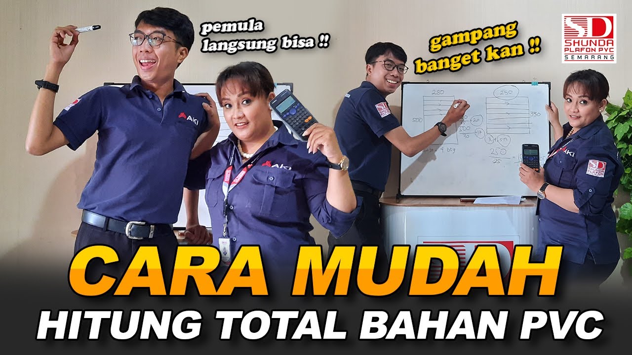 CARA MUDAH MENGHITUNG KEBUTUHAN PLAFON PVC !!