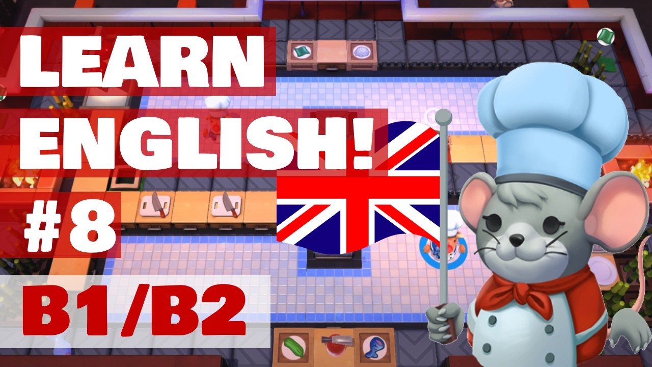 Conveyer Belt Chaos! | Learn English with Overcooked 2 (B1/B2 Comprehensible input) Ep8