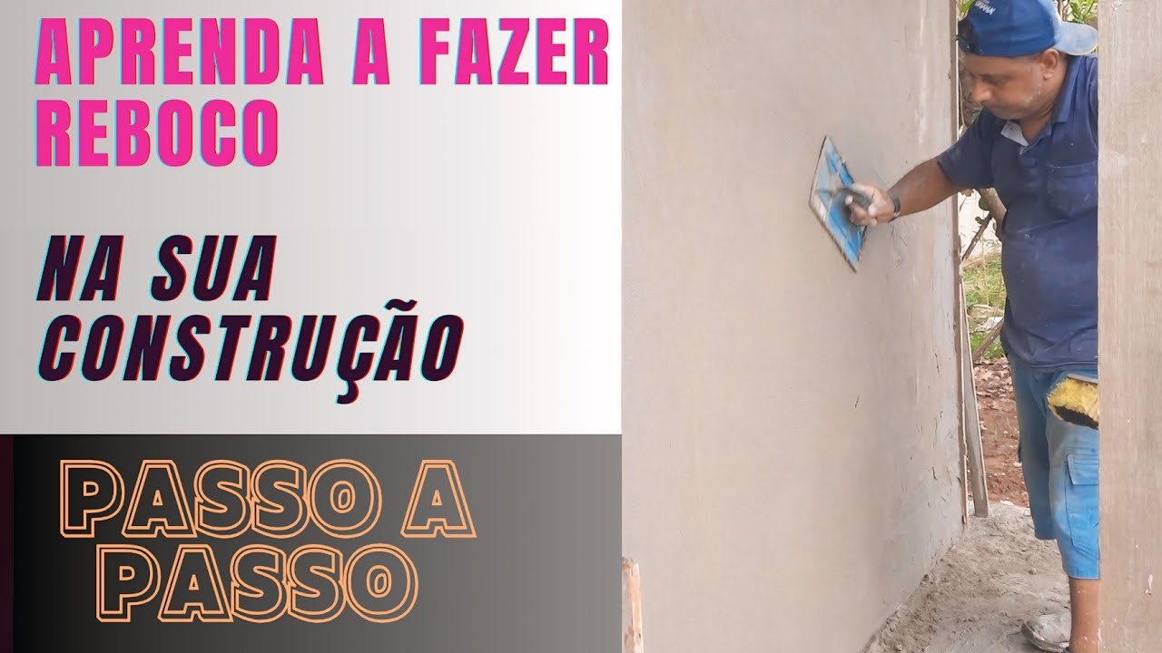 COMO FAZER PARA SEU REBOCO FICAR PERFEITO!!!