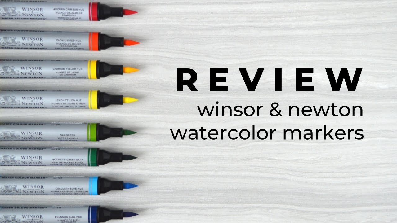 Winsor & Newton Watercolor Markers | Art Product Review | iiKiui