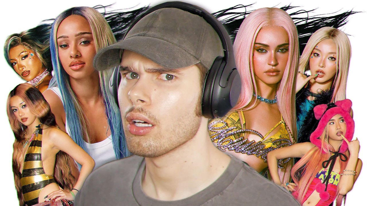 reacting to KATSEYE 'PINKY UP' and more! (girl, where is manon?)