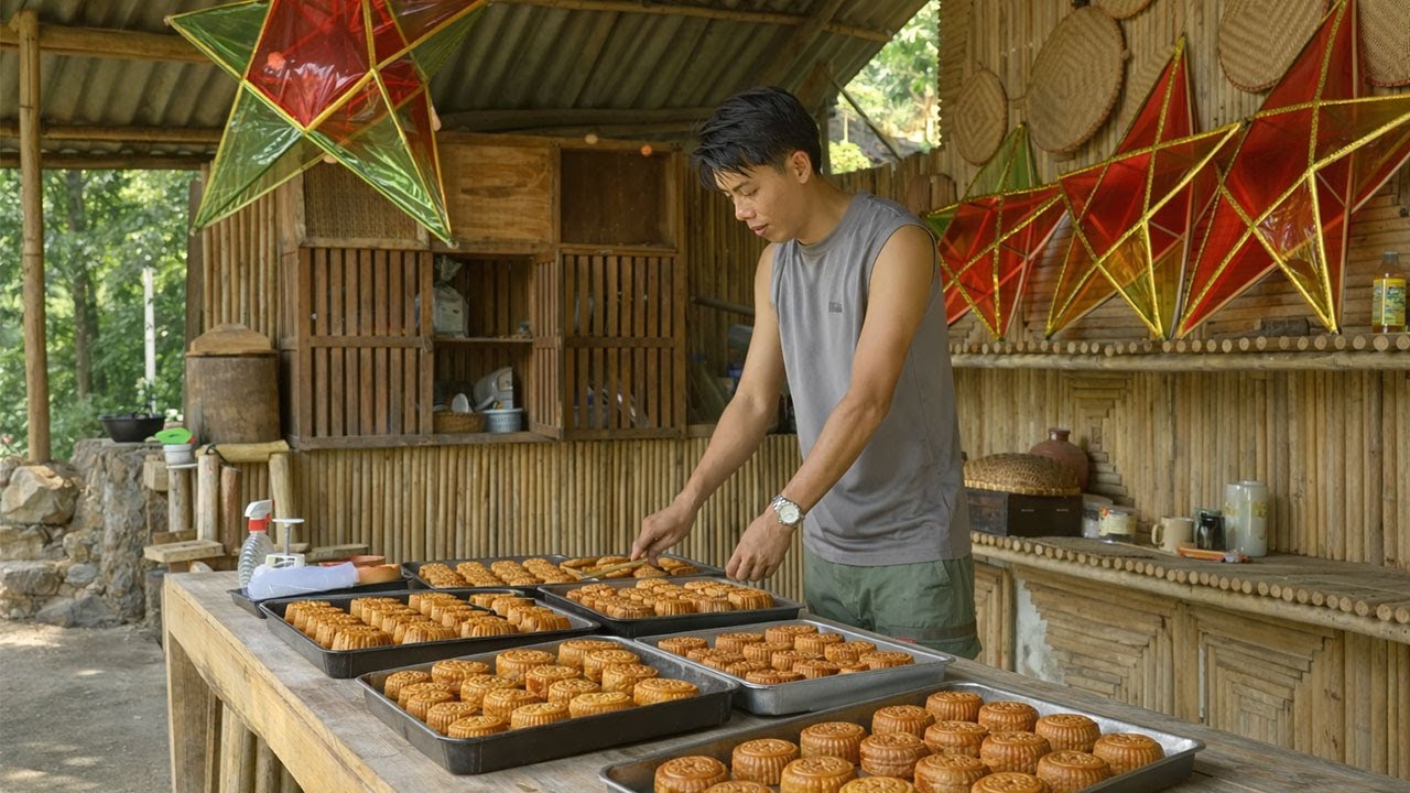 Prepared delicious Mooncakes for the children — but the storm came and shattered all the plans