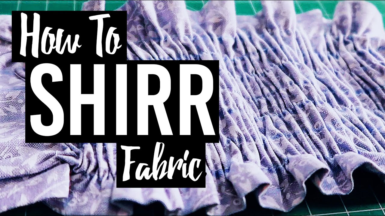 Как собрать ткань в сборку | Урок по сборке
