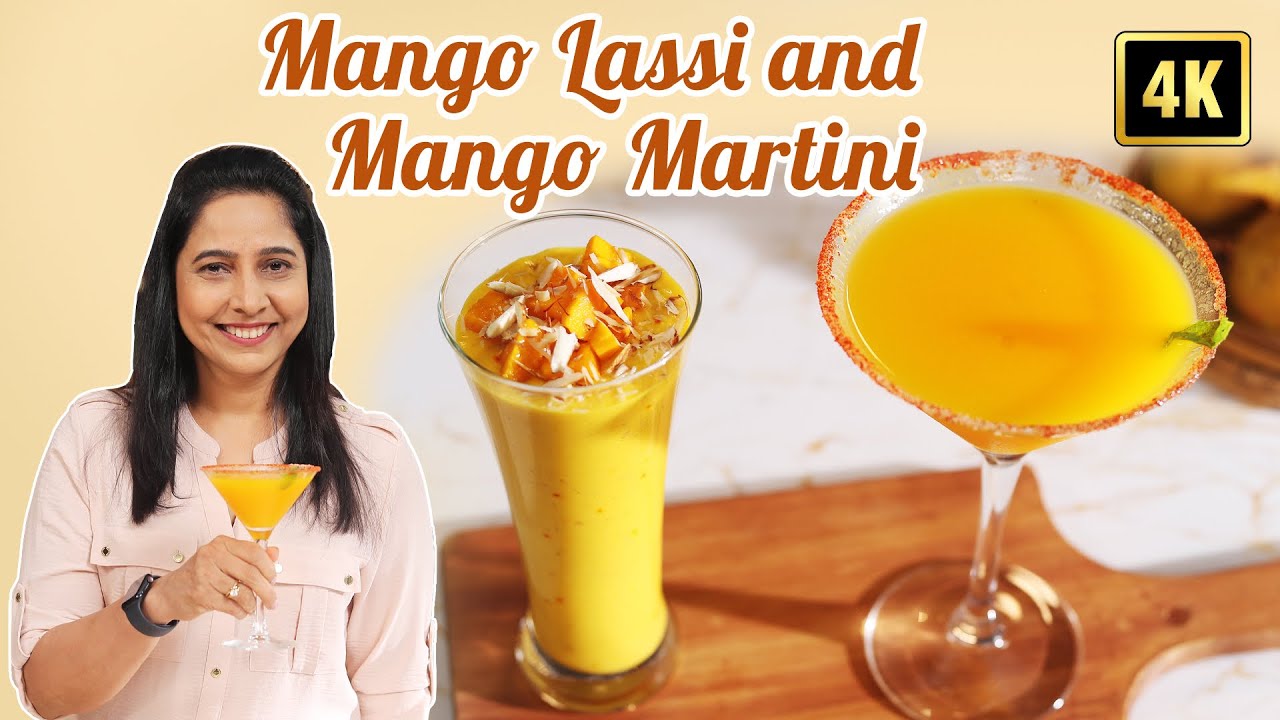 Mango Lassi and Mango Martini | आम की मजेदार रेसिपी | Family Food Tales | Sanjeev Kapoor Khazana