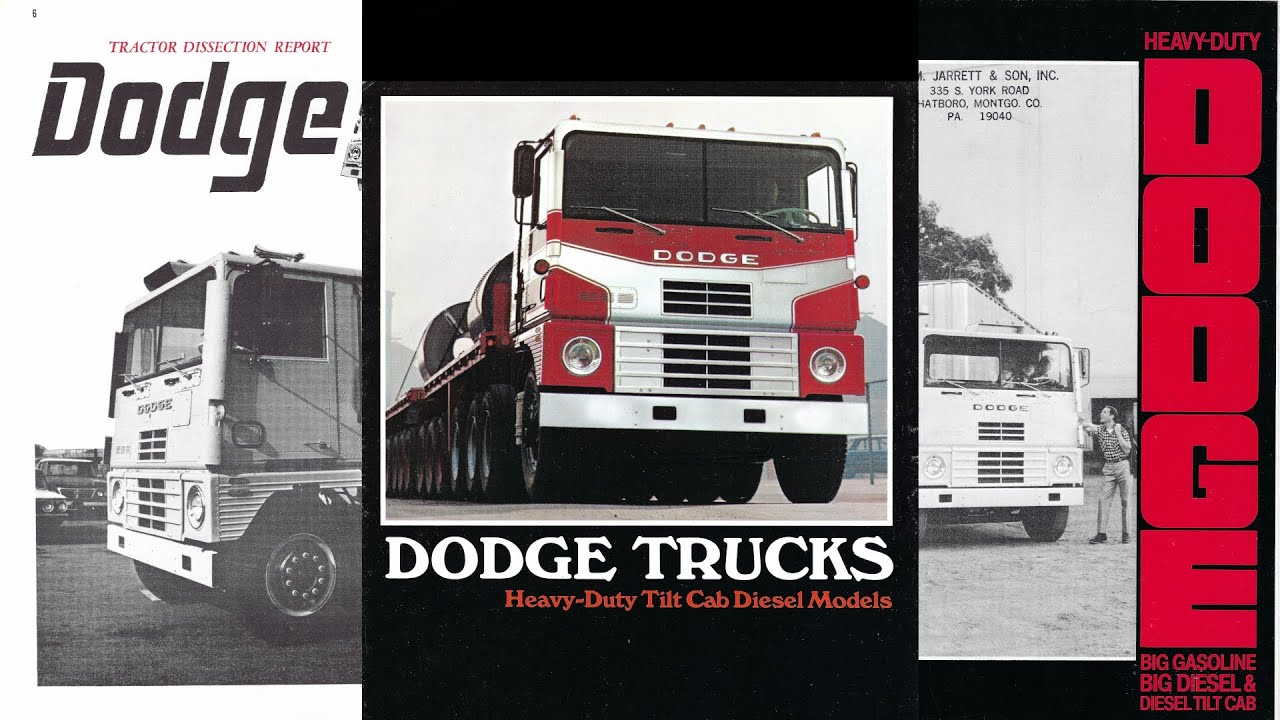 Looking At Some Old OverDrive Magazines, Sales Adds and Brochures For My Old Dodge Heavy Trucks!