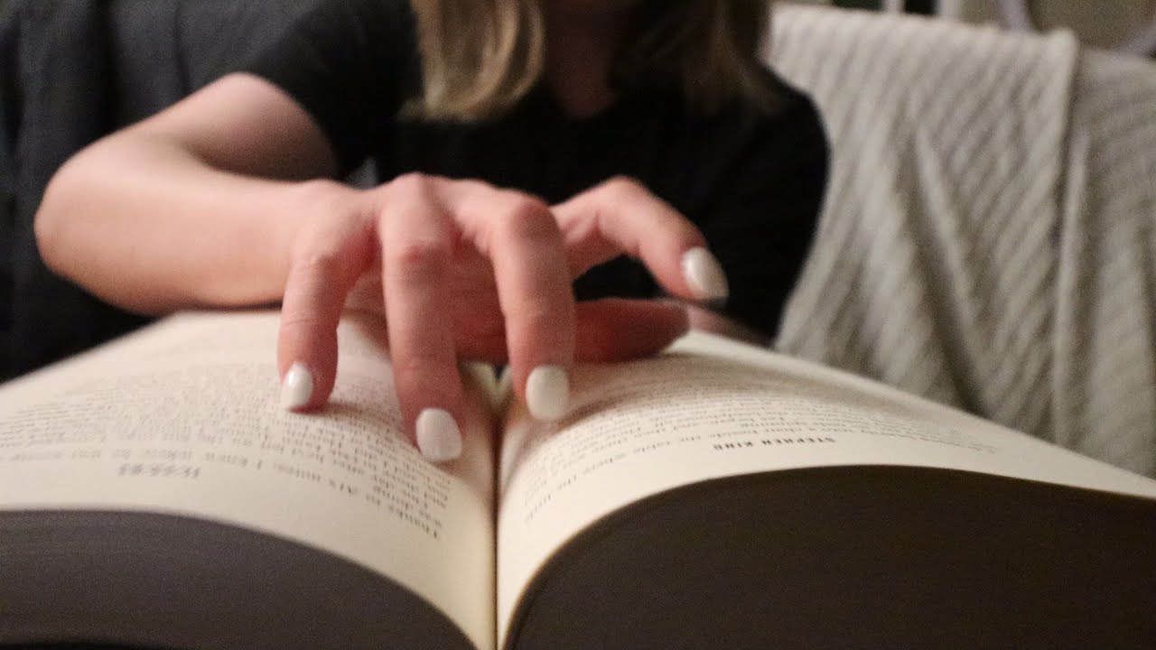 ASMR fast & aggressive book tapping, scratching & page flipping (and camera tapping) ✨📚