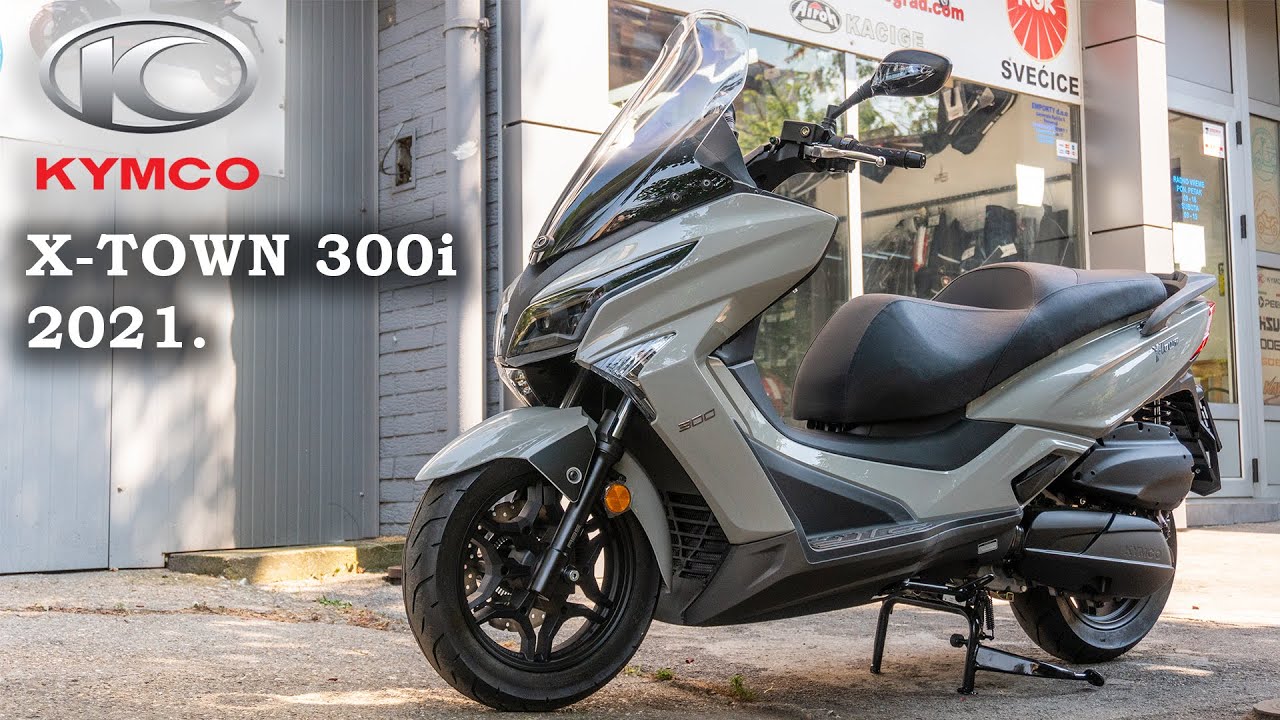 KYMCO X-Town 300 ABS 2021. Walkaround, Starting Sound, All Details