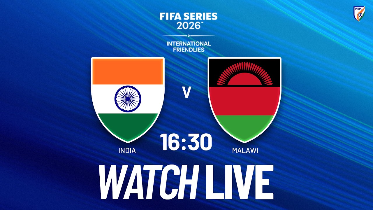 India vs Malawi | FIFA Series 2026 | Women's International Friendly | LIVE