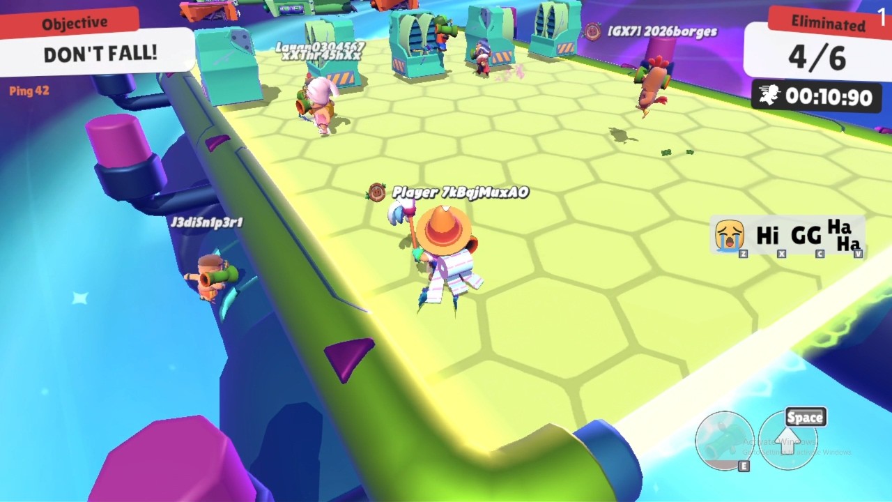 Stumble Guys - Starship Stumble - Part 1 Walkthrough / Gameplay PC 1080P HD