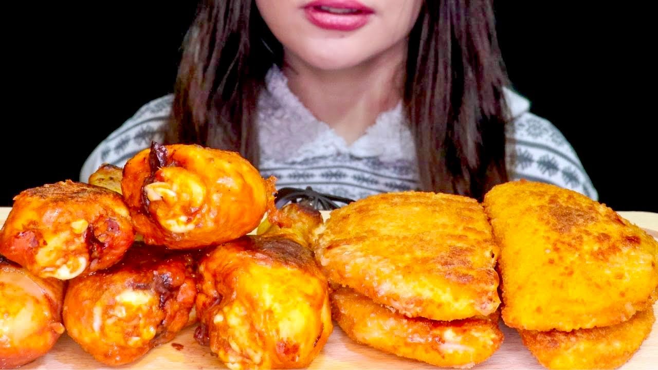 ASMR CORDON BLEU, CHICKEN MUKBANG EATING SOUNDS
