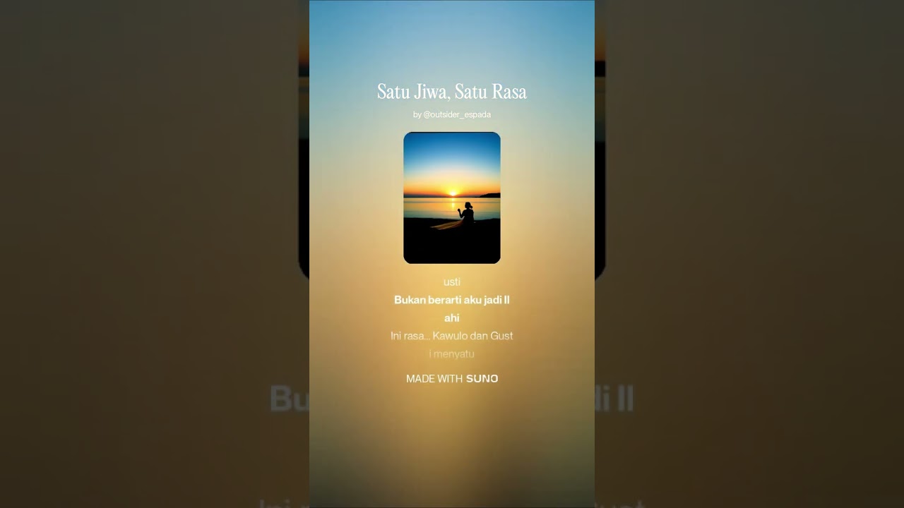 Satu Jiwa Satu Rasa