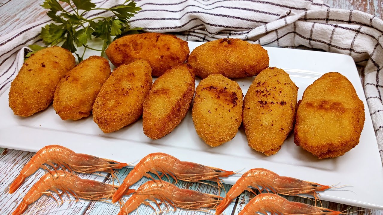 🦐 CROQUETAS de Gambones o Gambas para NAVIDAD 🦐🦐| Las MEJORES, RÁPIDAS y FÁCILES, Croquetas...💥💥