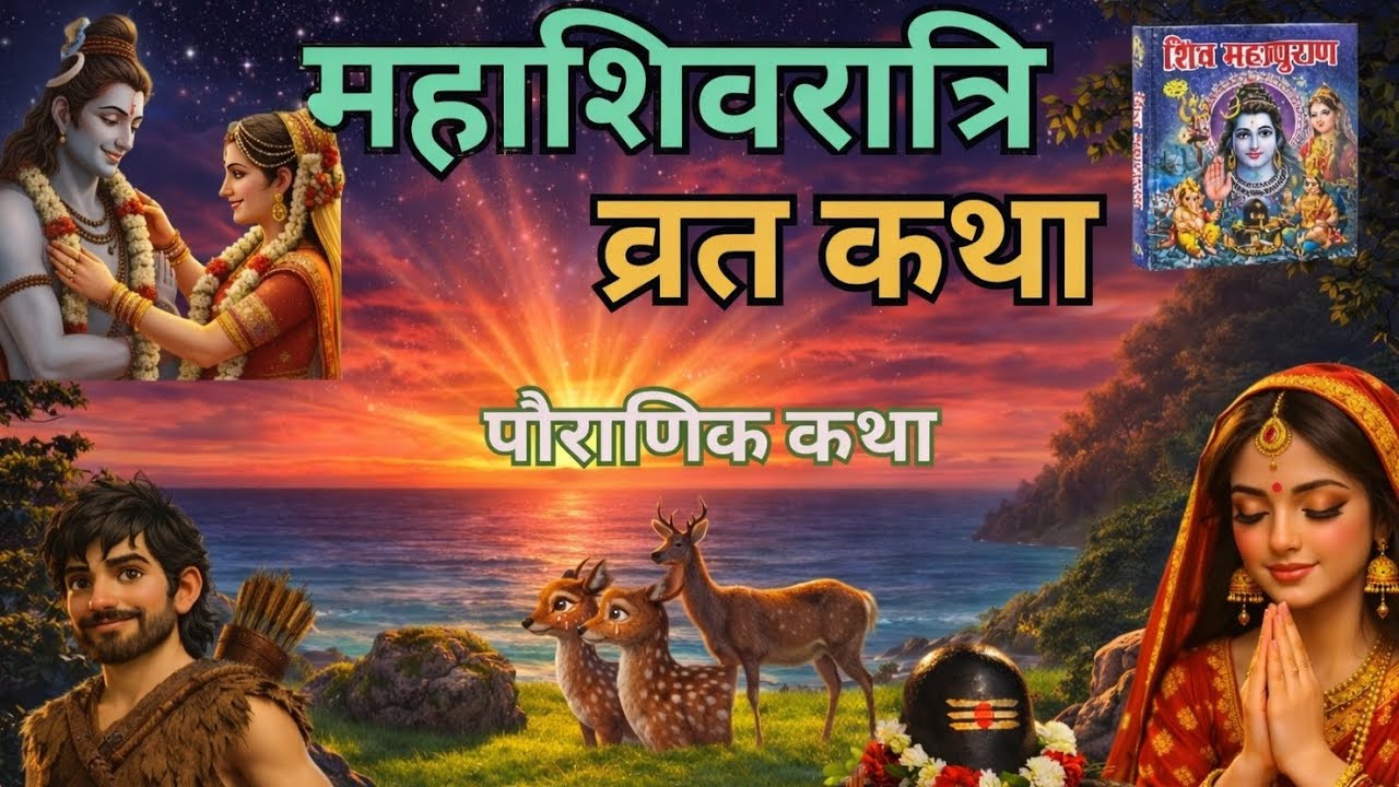 || महाशिवरात्रि व्रत कथा || शिवरात्रि की कहानी || पौराणिक कथा ||#shivratrikatha 