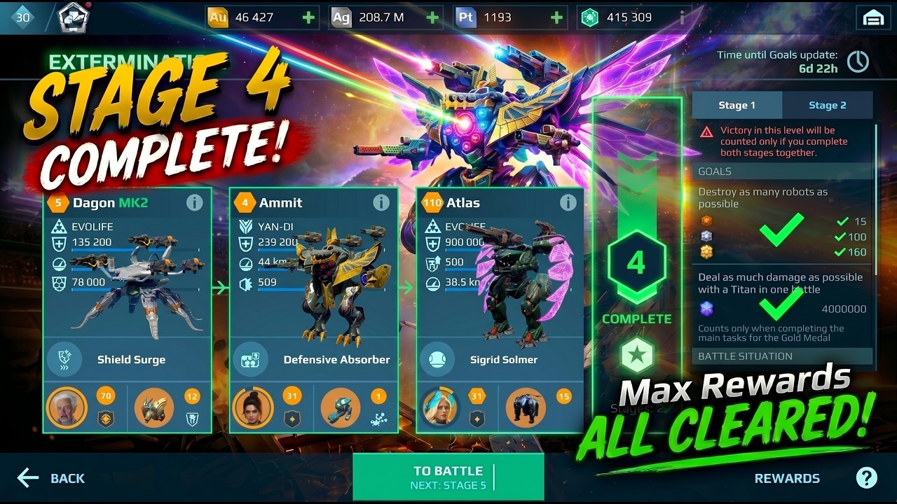 MK1 ROBOT COMPLETING EXTERMINATION 4 - ИСТРЕБЛЕНИЕ 4 | 03.06.2026 | WAR ROBOTS