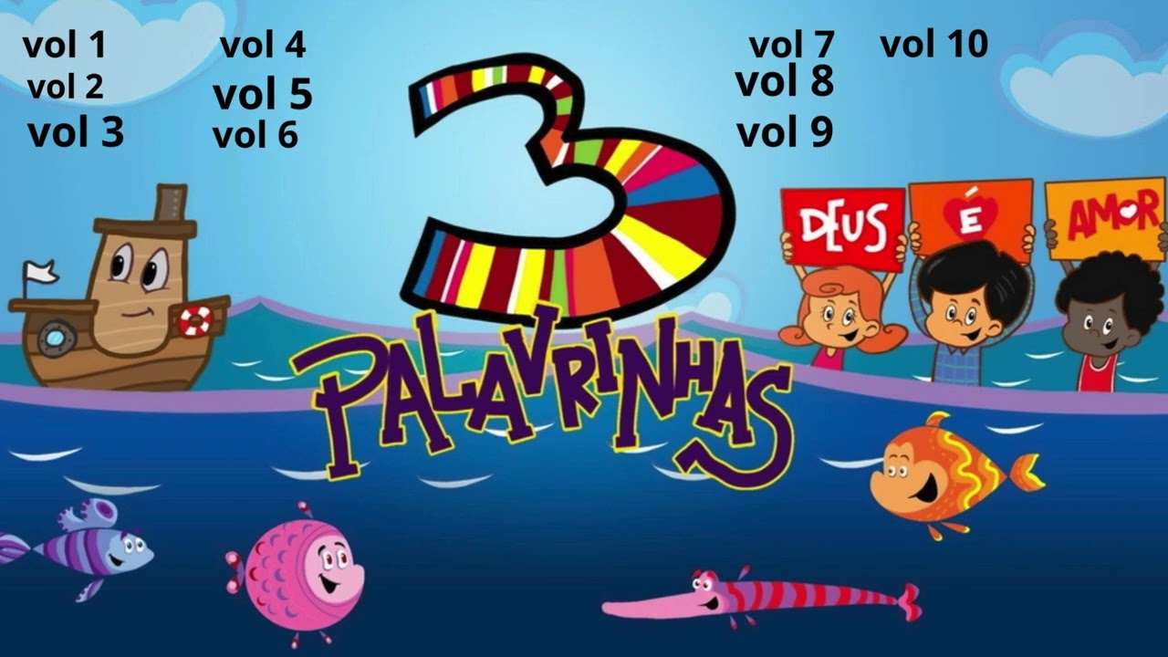 3 palavrinhas todos os volumes menu dvd (3 palavrinhas vol 1)