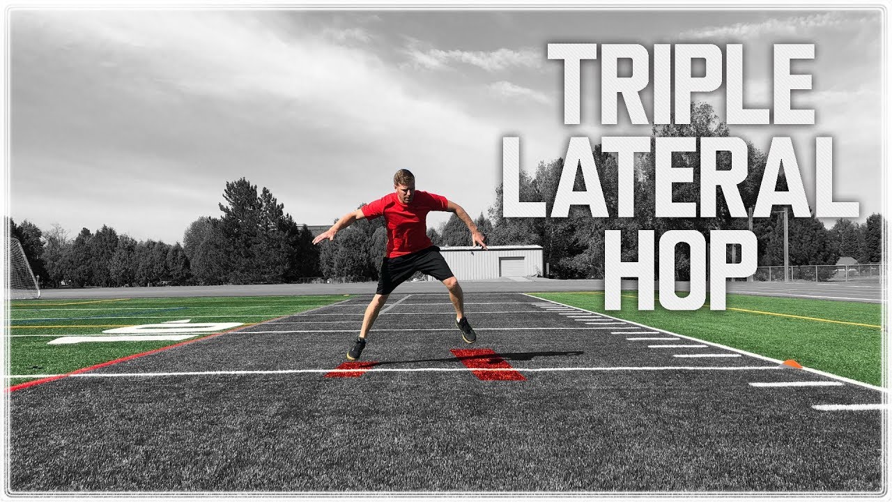 Triple Lateral Hops | Single Leg Lateral Hops - Lateral Quickness