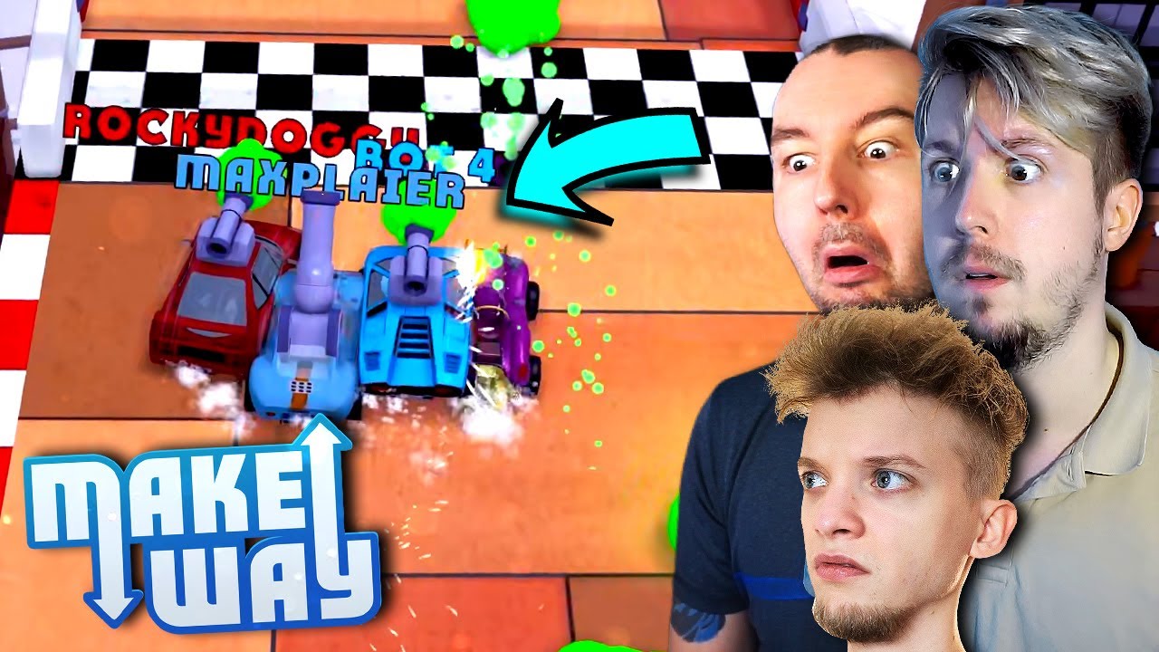 Kto PIERWSZY dojedzie NA METĘ w MAKE WAY?! 😵