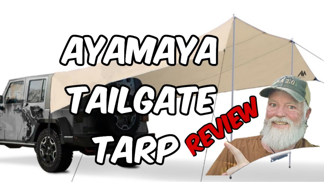 Тент для кемпинга AYAMAYA Car Camping, брезентовый, на задний борт, 14 x 16 футов