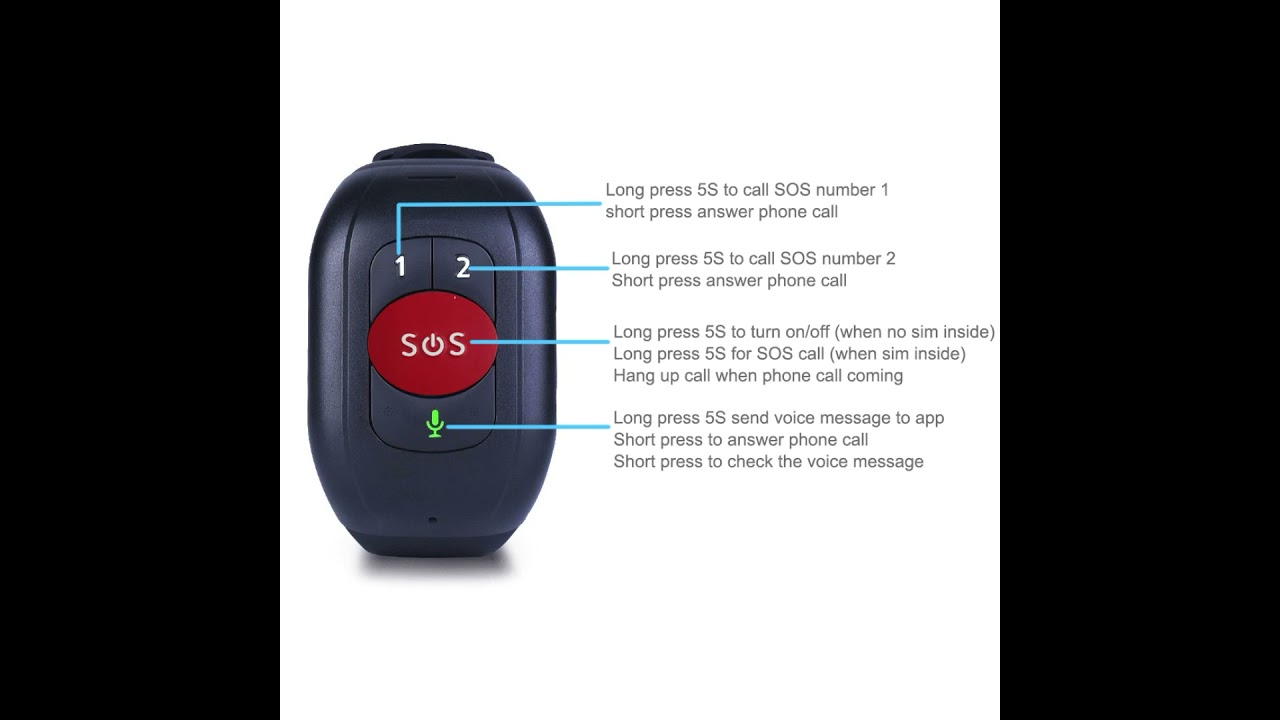 Hot 4G LTE IP67 Waterproof SOS body temperature Senior tracker Smart GPS Tracking Device with Heart