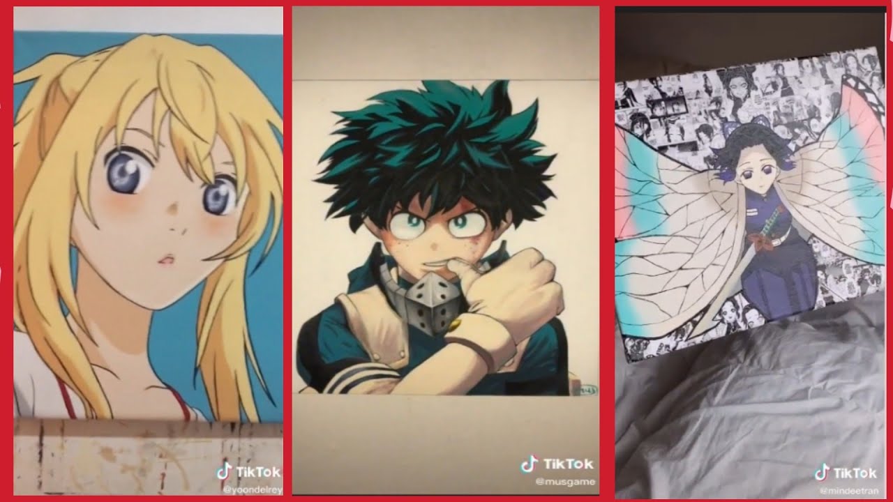anime canvas painting|#tiktok