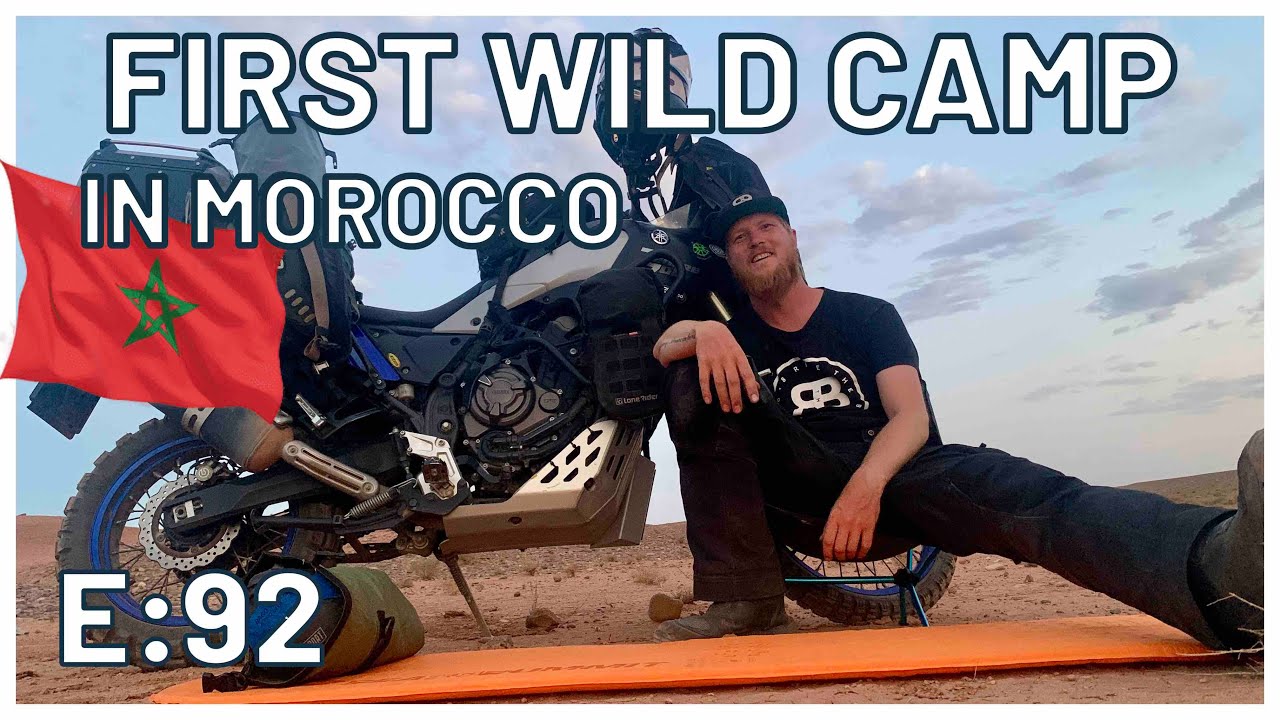 Wild Camping in the middle of nowhere in Morocco (E:92 part 4)