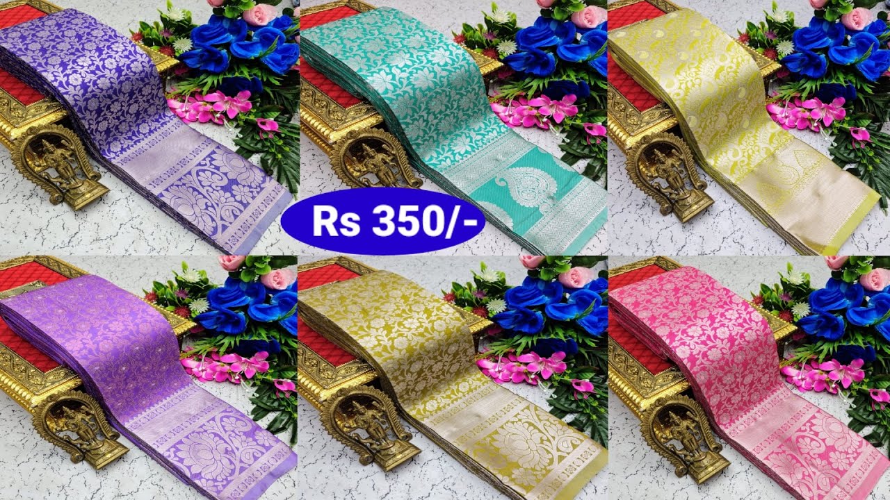 kanchipuram silk sarees with price 💞 25+💕 semi silk sarees 💞 silk sarees @FashionTrendsCollection
