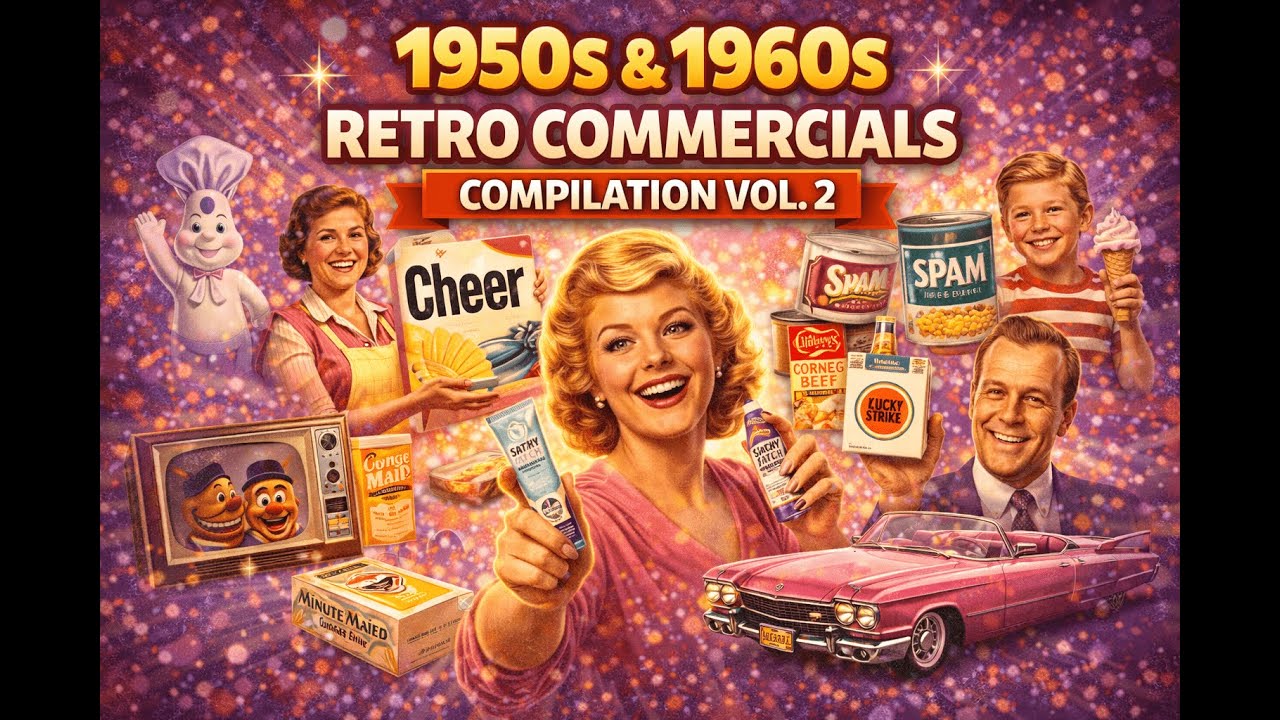 Classic TV Ads: 1950s & 1960s Retro Commercials Compilation Vol. 2