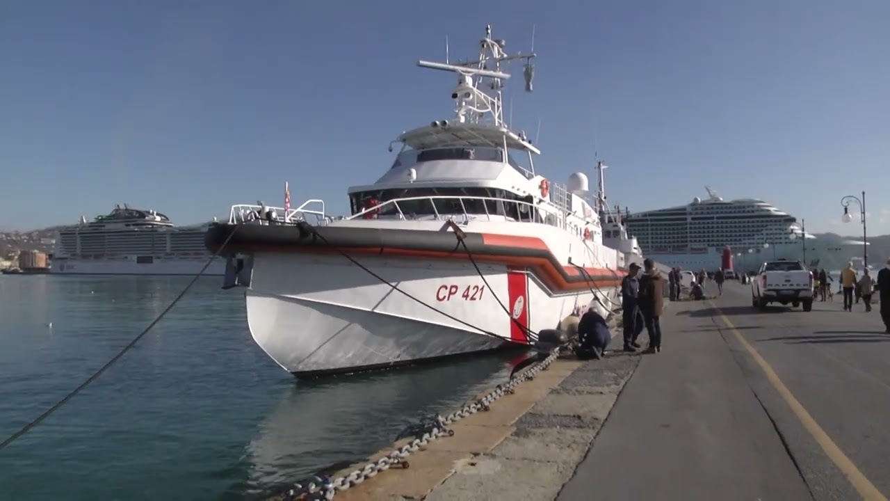 Guardia Costiera, la nuova nave Aringhieri 07-02-2022