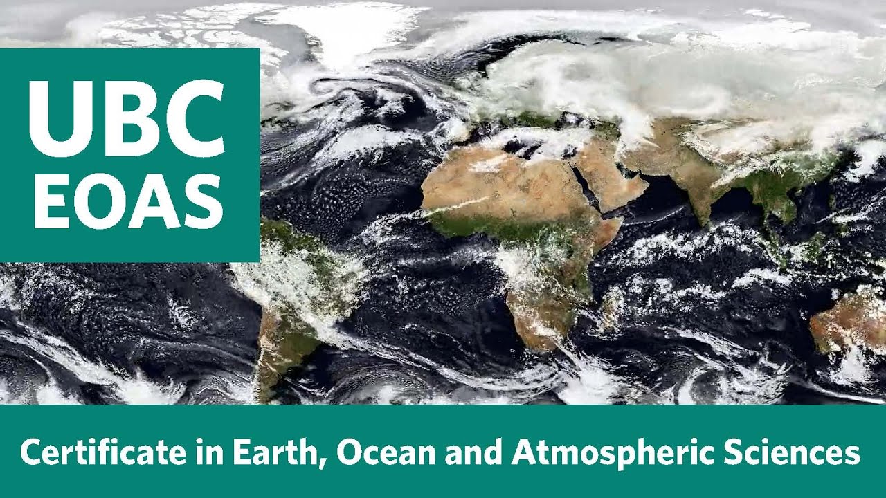 Undergraduate Certificate in Earth, Ocean and Atmospheric Sciences