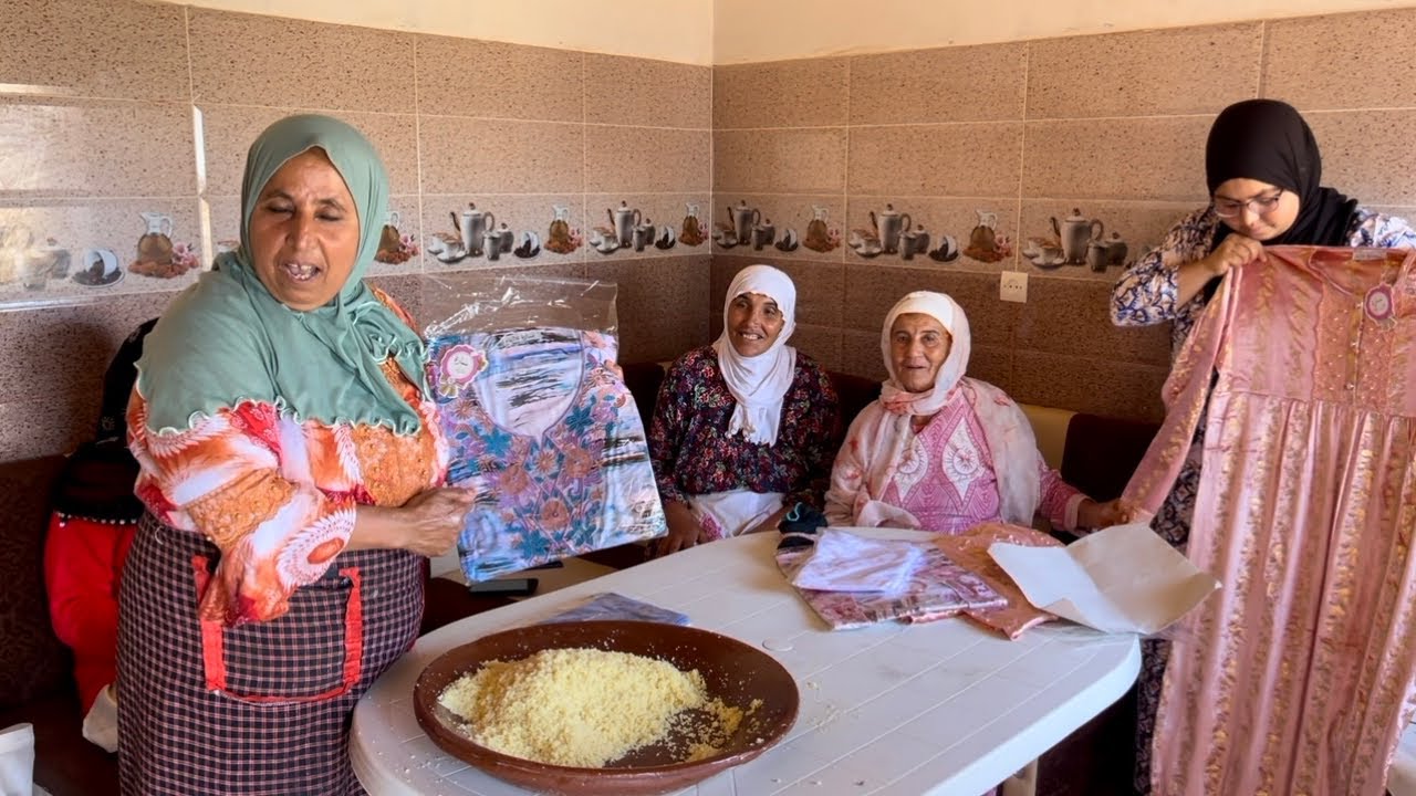 اجواء البادية/اجيو تشوفو الهداية🎁لي جابت لبداوية لمي مليكة😍وجدات لينا كسكسو دكالي👌مقداها فرحة مسكينة