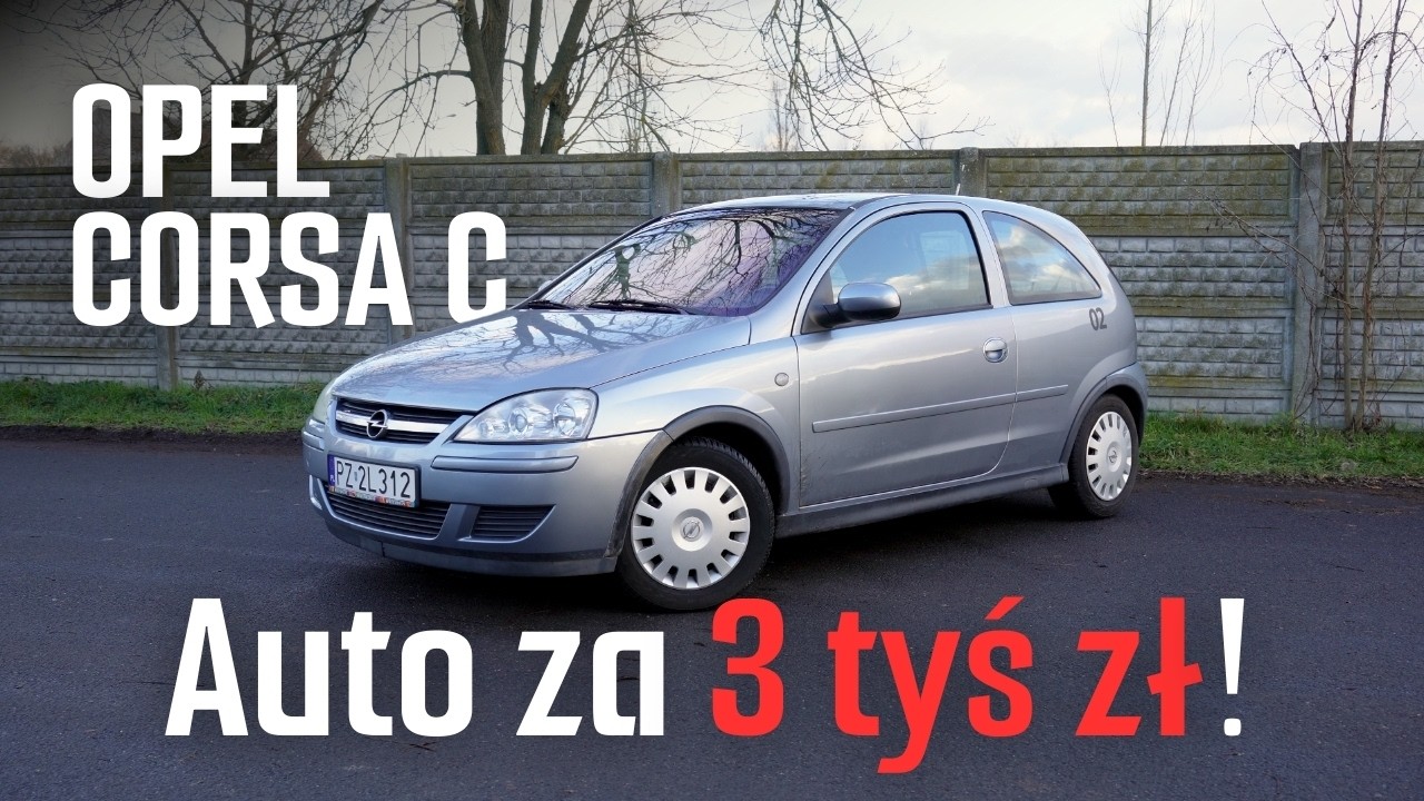 Opel CORSA C (2005) po 3 latach! - Auto za GROSZE! Czy warto? - Irokez