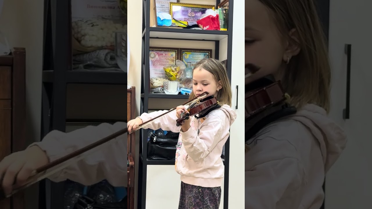 Saneliya 7y.o Tashkent city. Mazurka.